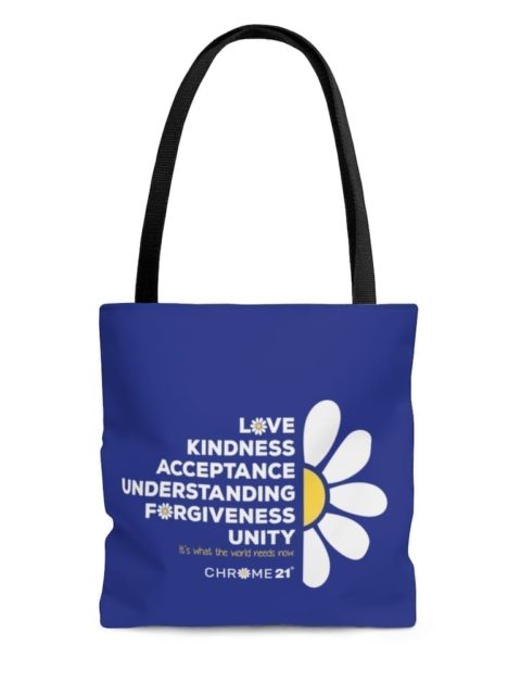 Autism & Down Syndrome Awareness tote bag