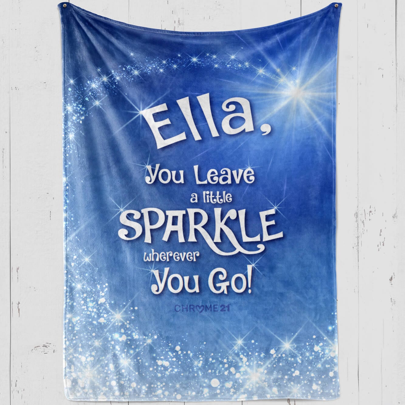 Made Just for personalized name snuggles sublimation blanket